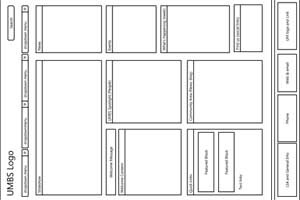 Homepage Wireframe